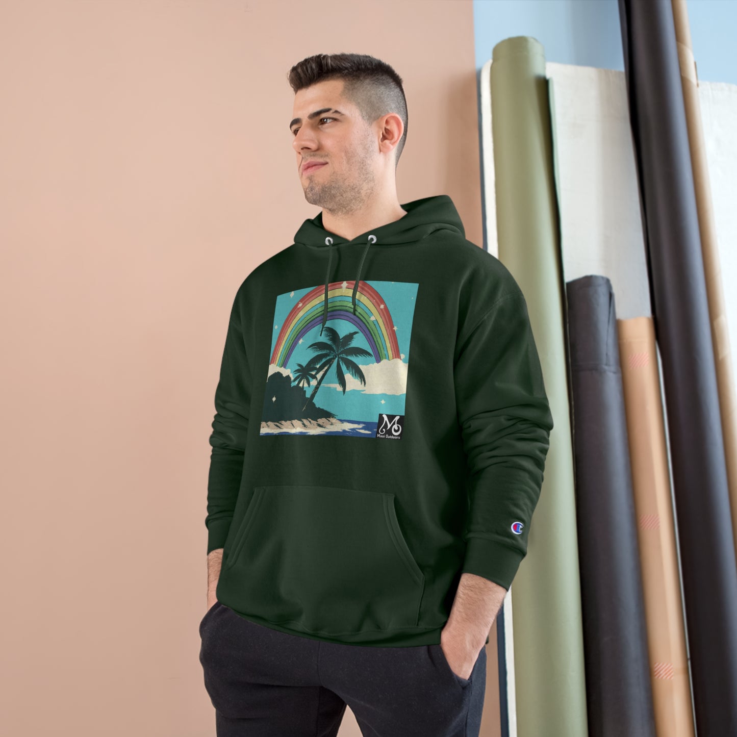 Rainbow Vista V - Champion Hoodie