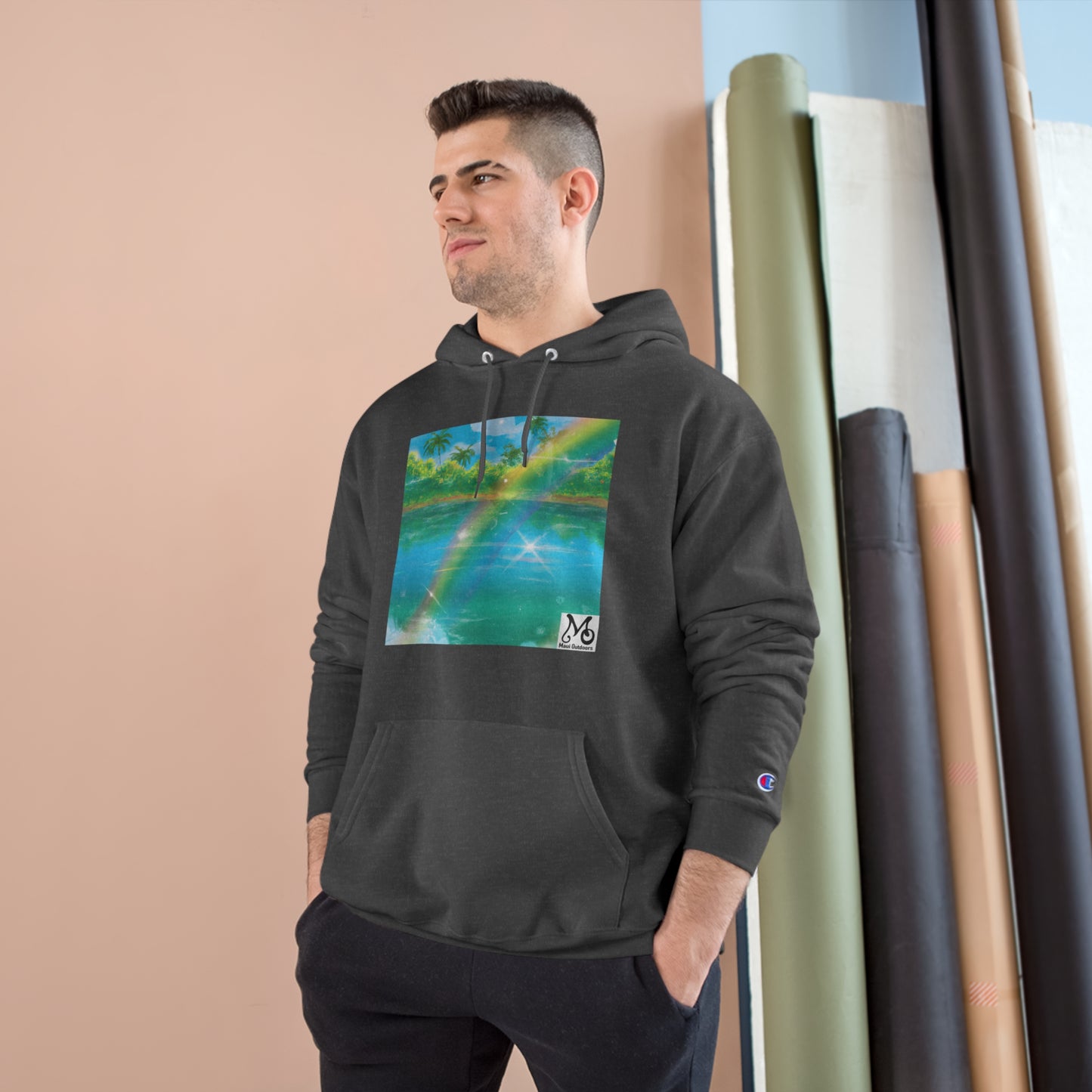 Lush Lagoon Vista - Champion Hoodie