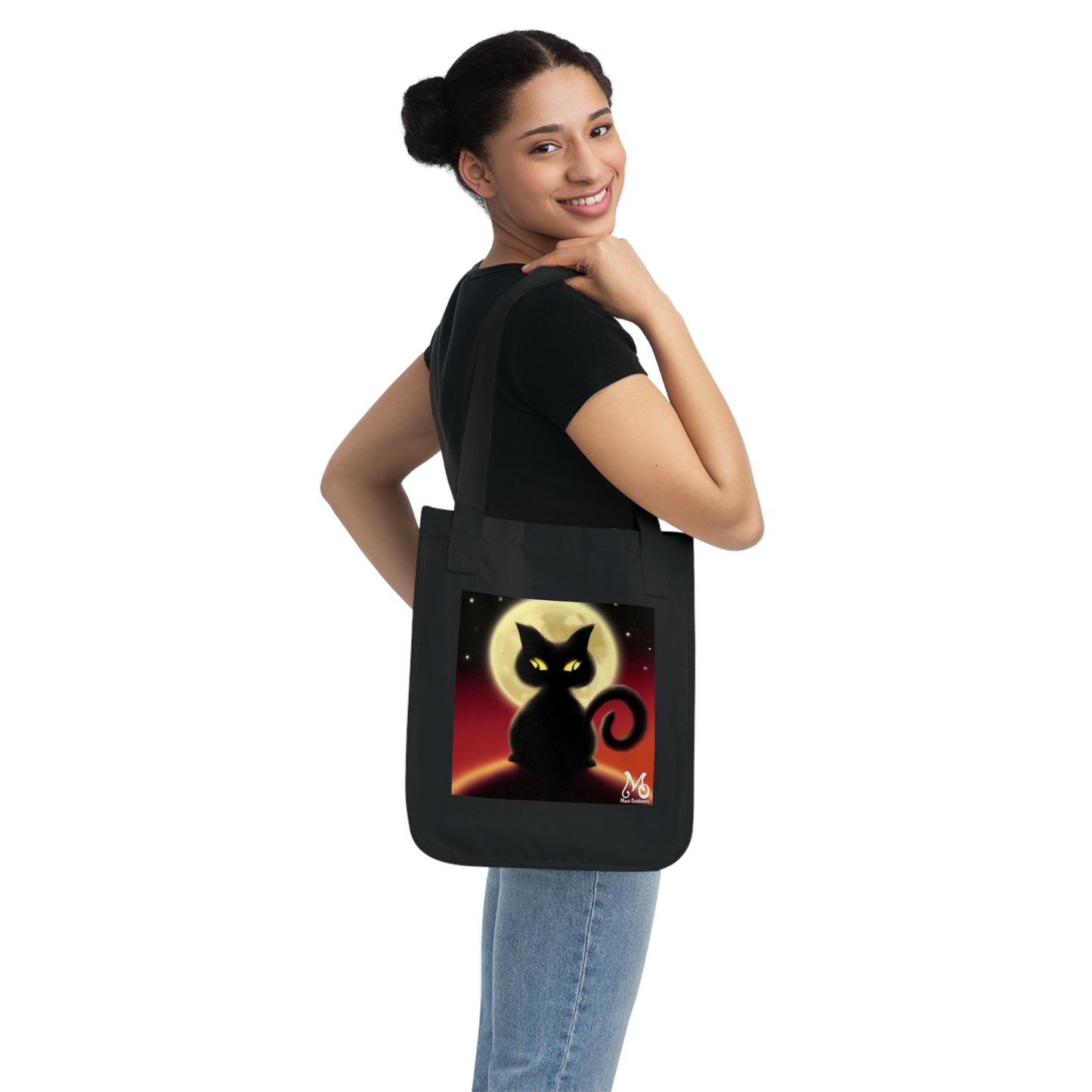 Shadow Paws - Organic Canvas Tote Bag