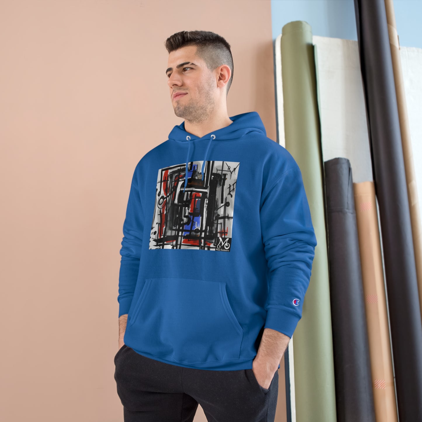 Interlaced Reflections - Champion Hoodie