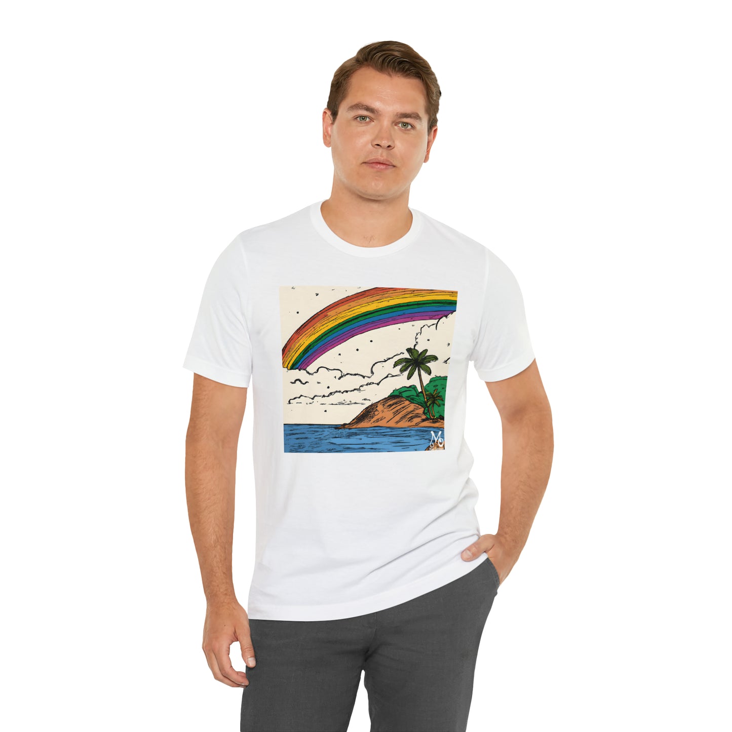 Rainbow Aloha Island - T-shirt