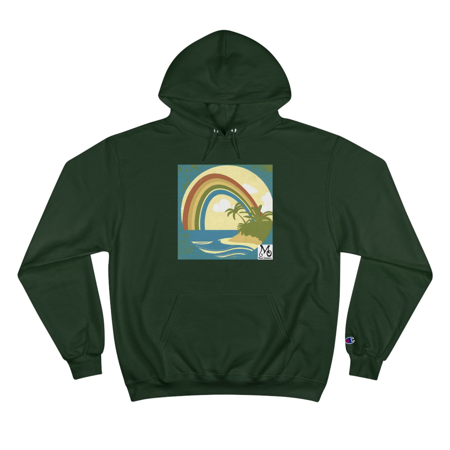 Rainbow Vista Isle - Champion Hoodie