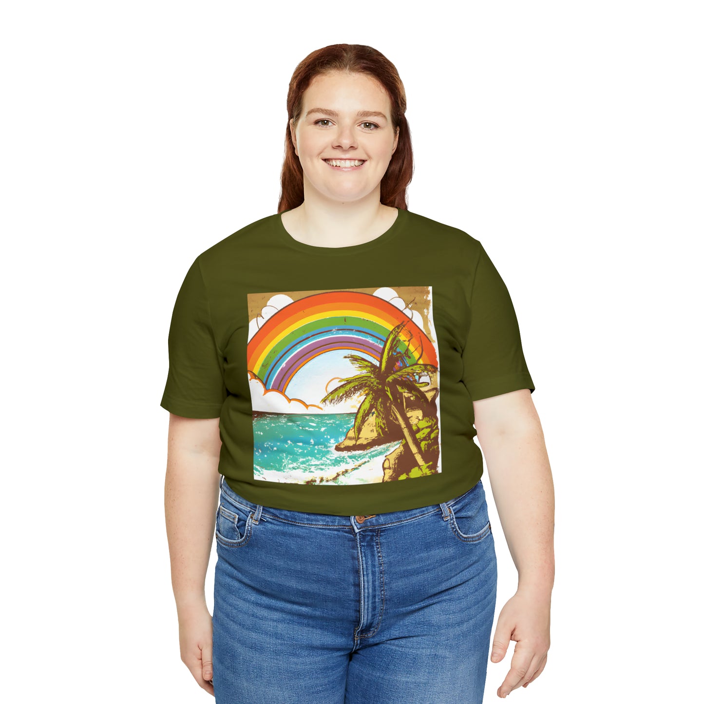 Rainbow Glimmer Island - T-shirt