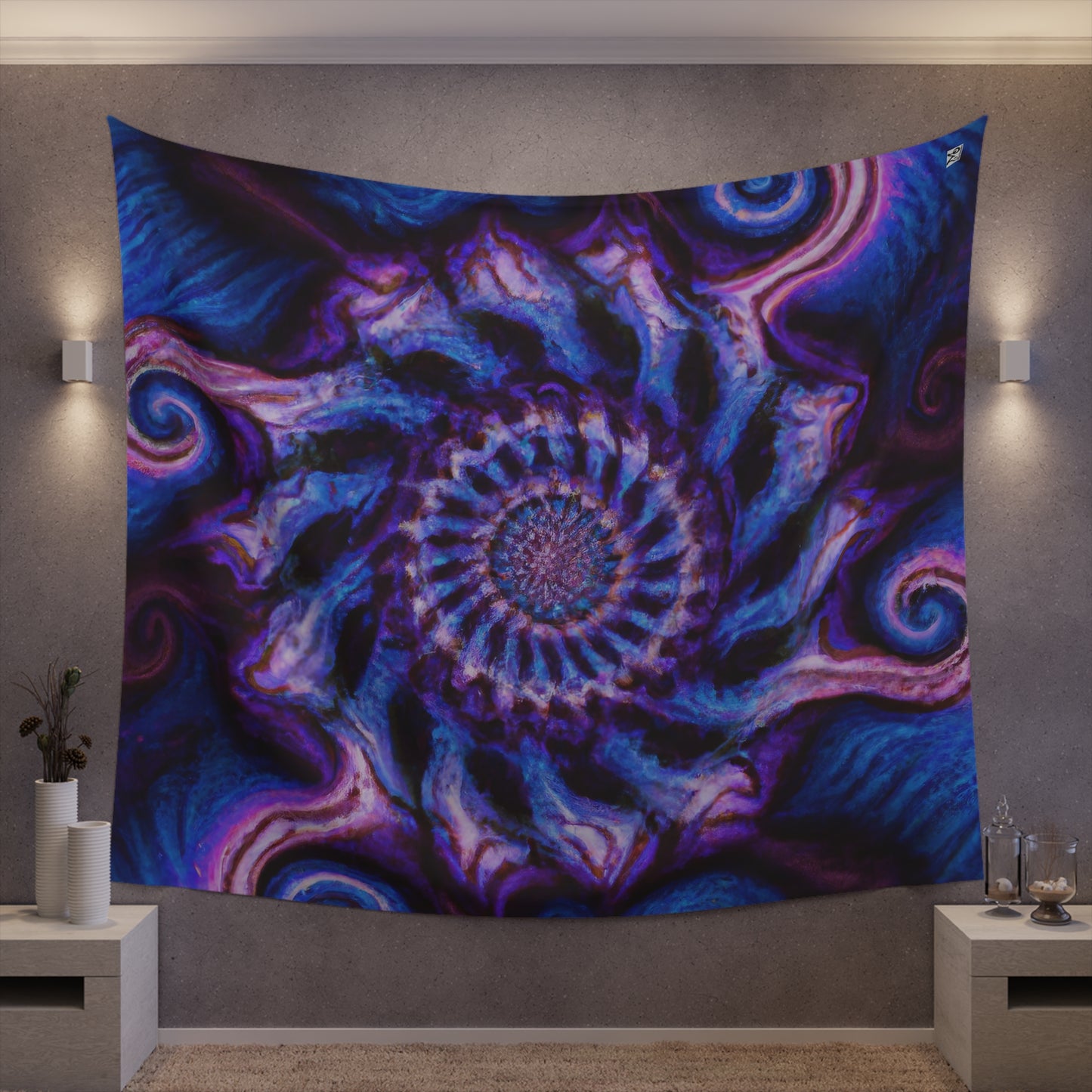 Silver Twister - Tapestry