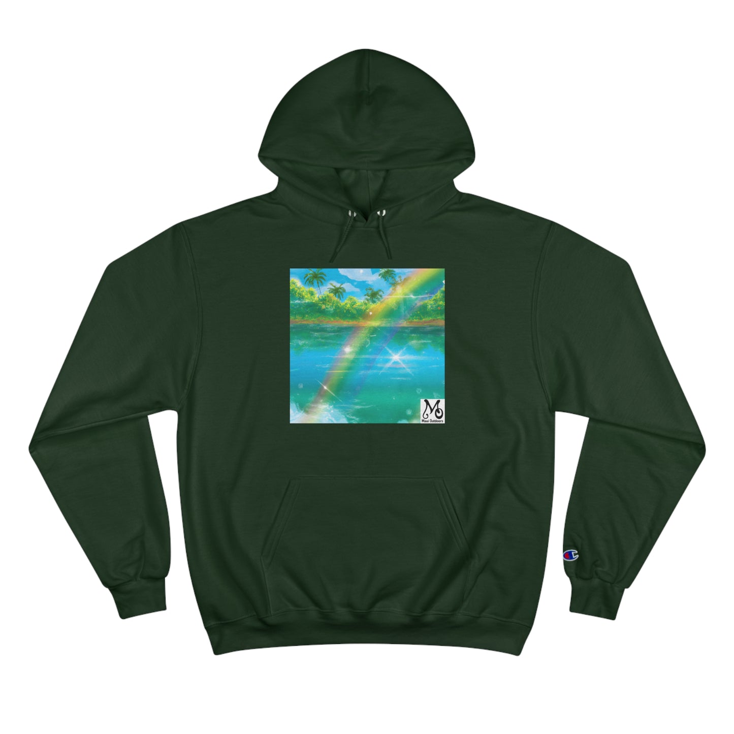 Lush Lagoon Vista - Champion Hoodie