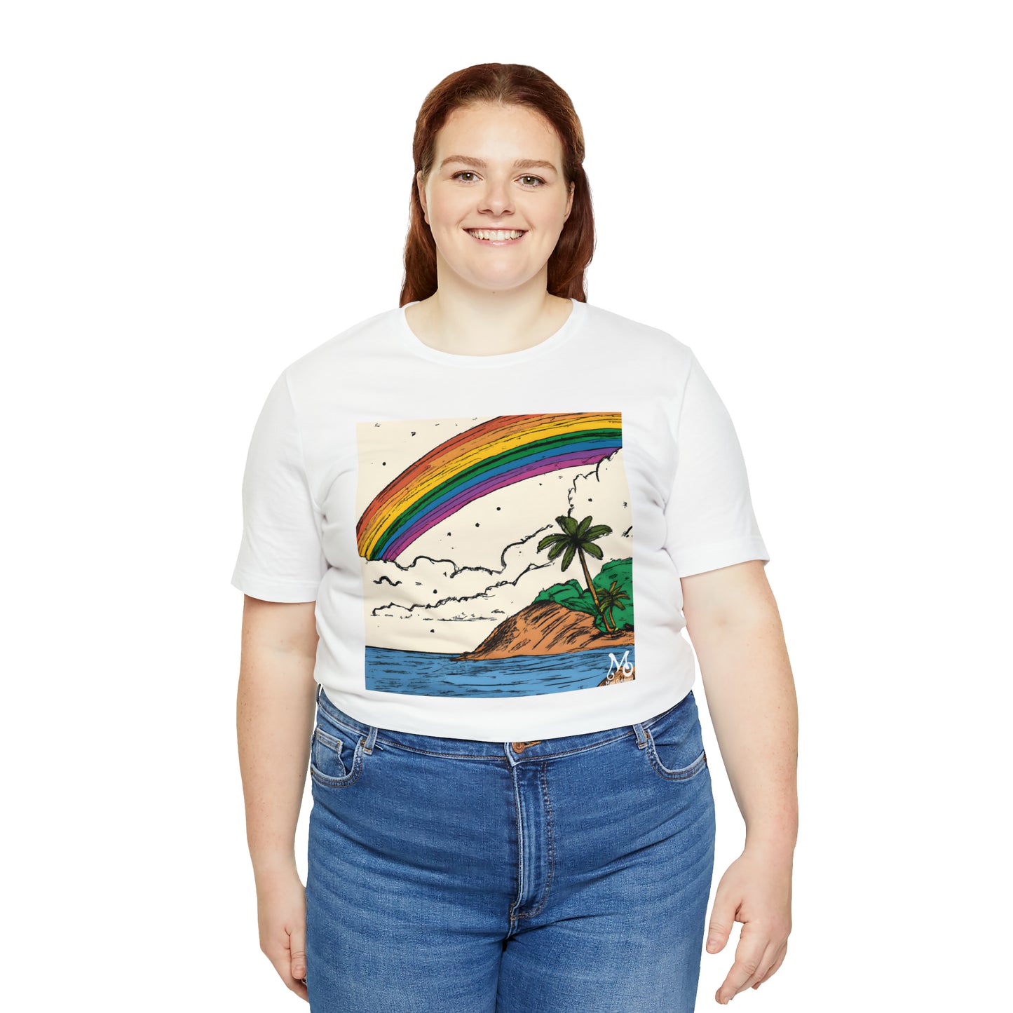 Rainbow Aloha Island - T-shirt