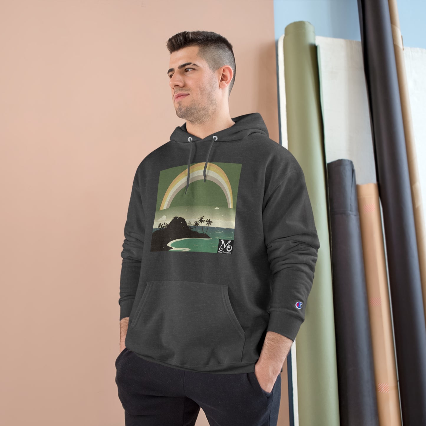 Rainbow Vista Island III - Champion Hoodie