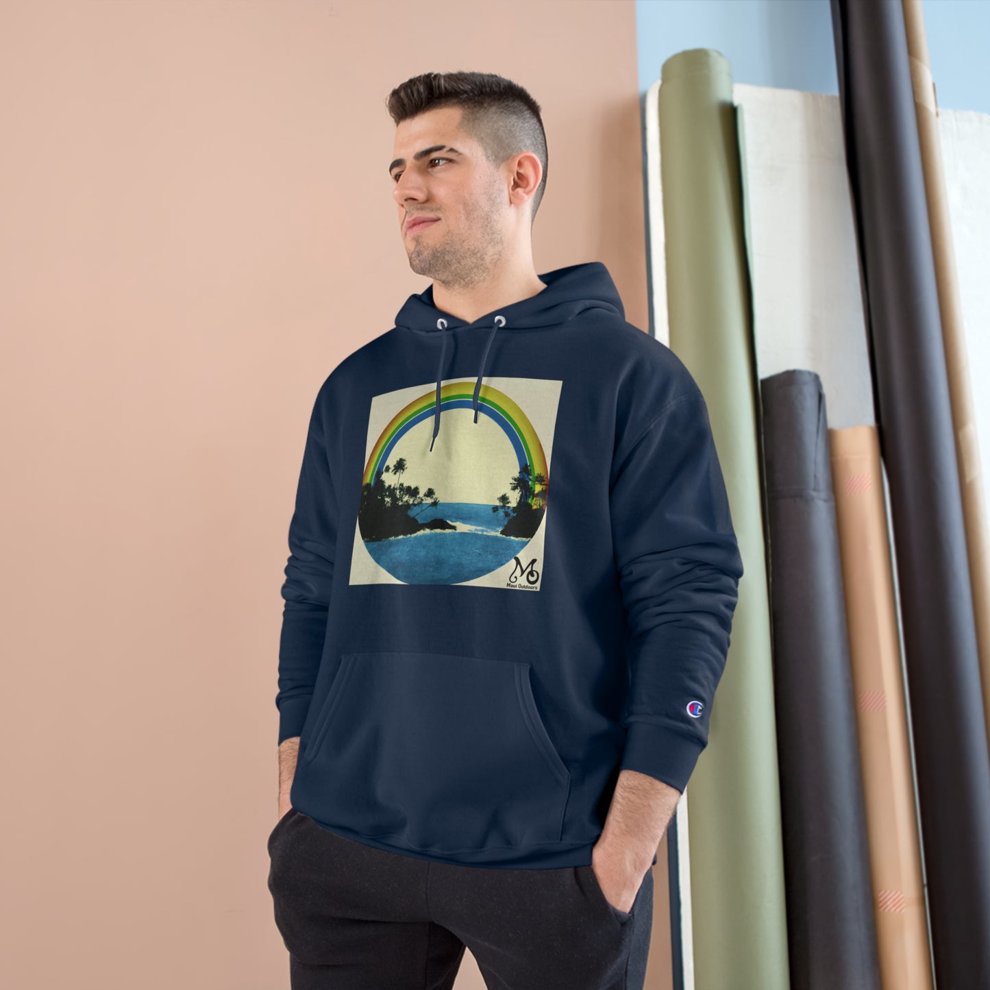 Rainbow Vista Island II - Champion Hoodie