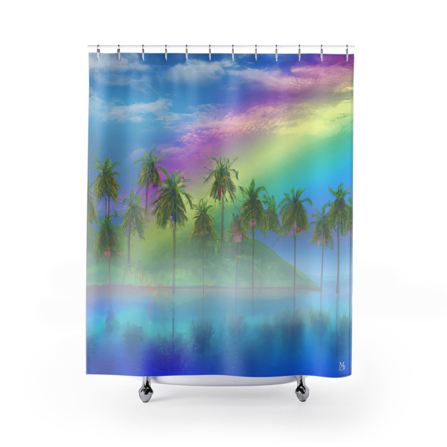 Heaven's Rainbow Cove - Shower Curtain