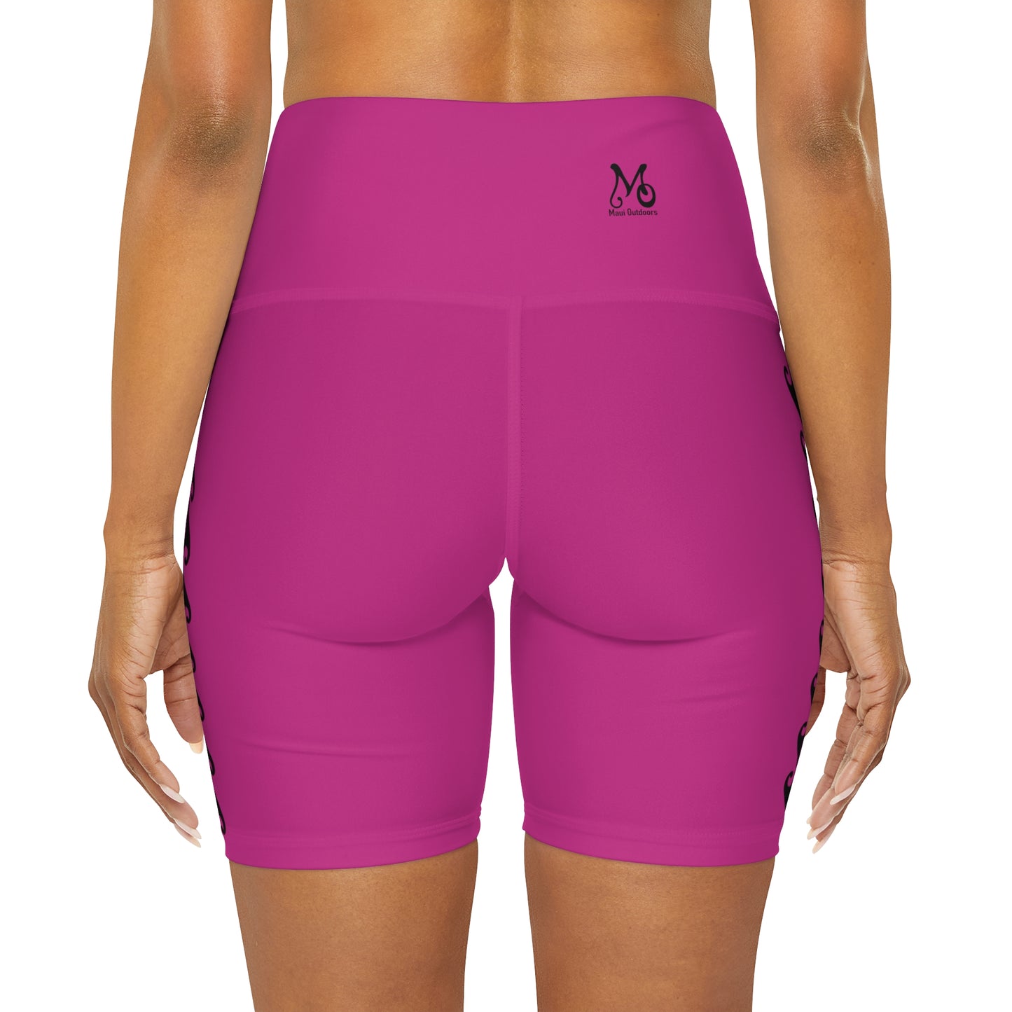 Maui Outdoors Tribal III - High Waisted Yoga Shorts