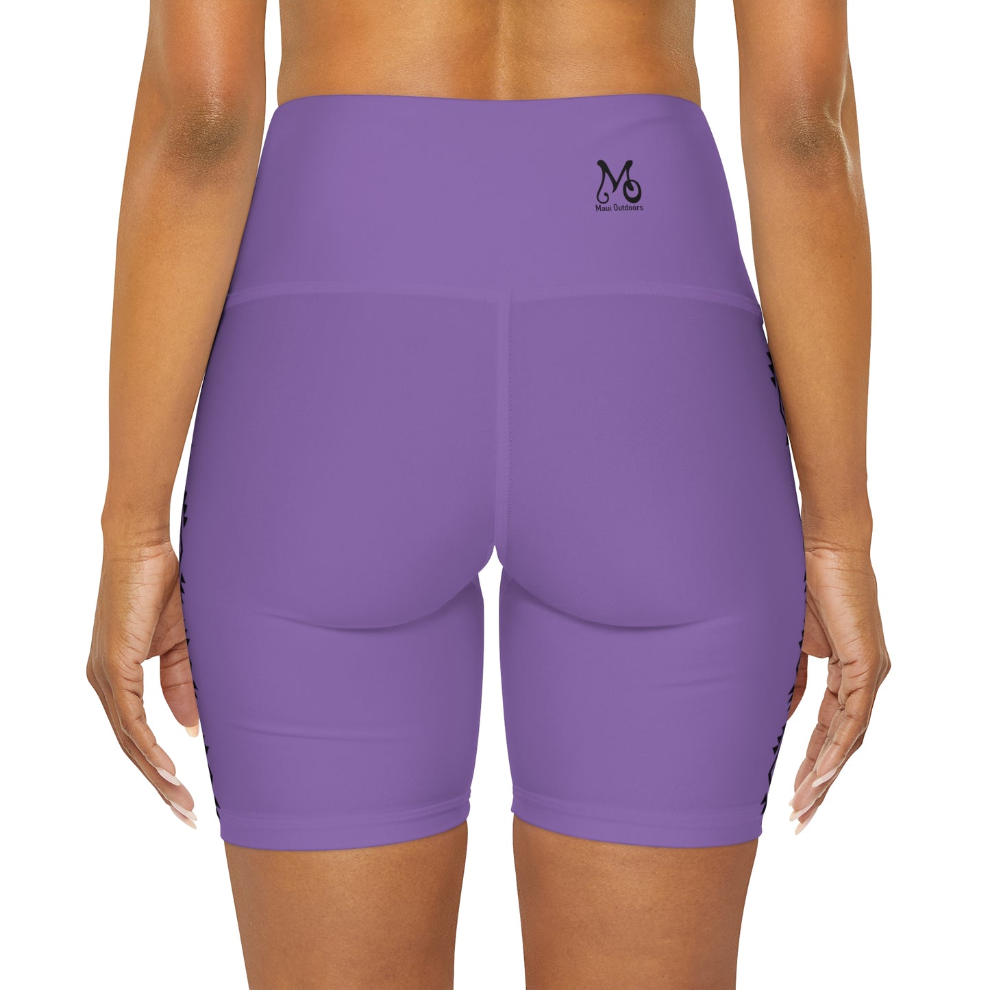 Maui Outdoors Tribal IV - High Waisted Yoga Shorts