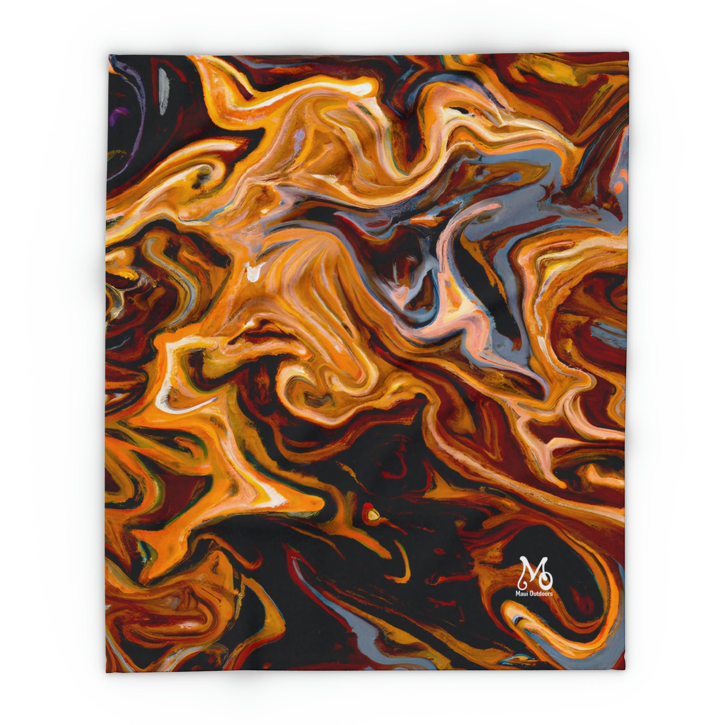 Lava Ripples - Fleece Blanket