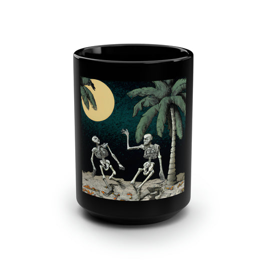 Tropical Tappin' Skeletons - Coffee Mug