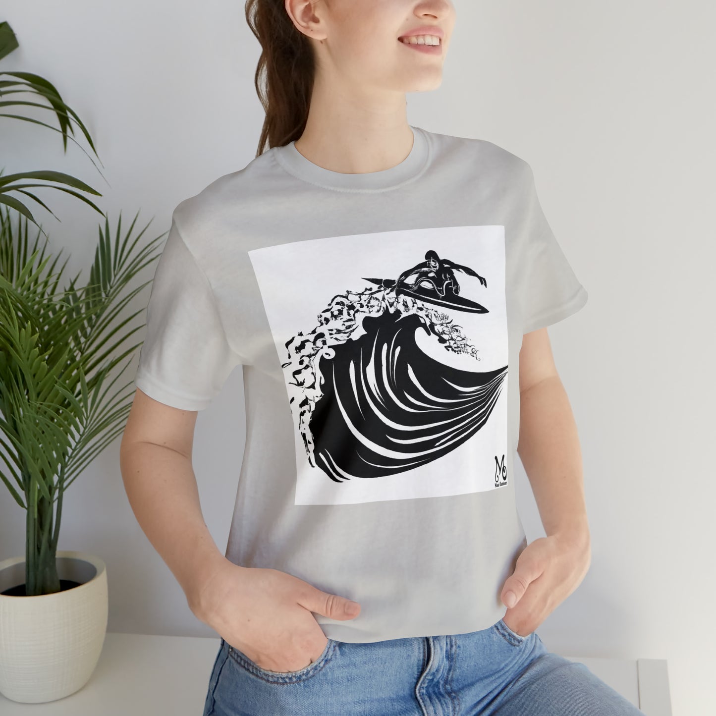 Wave Catching Surfer - T-shirt