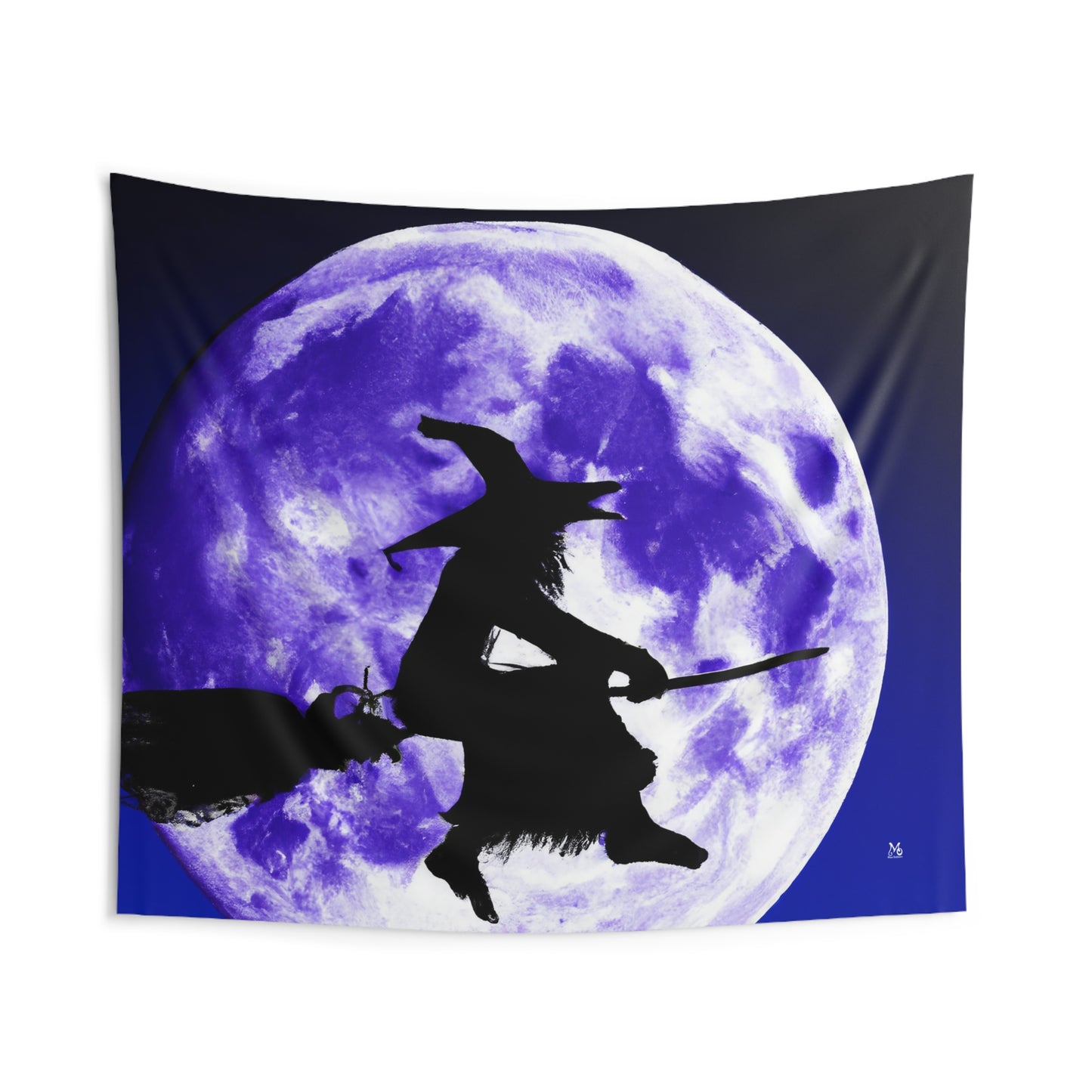 Broom Witch Bethany - Halloween Tapestry