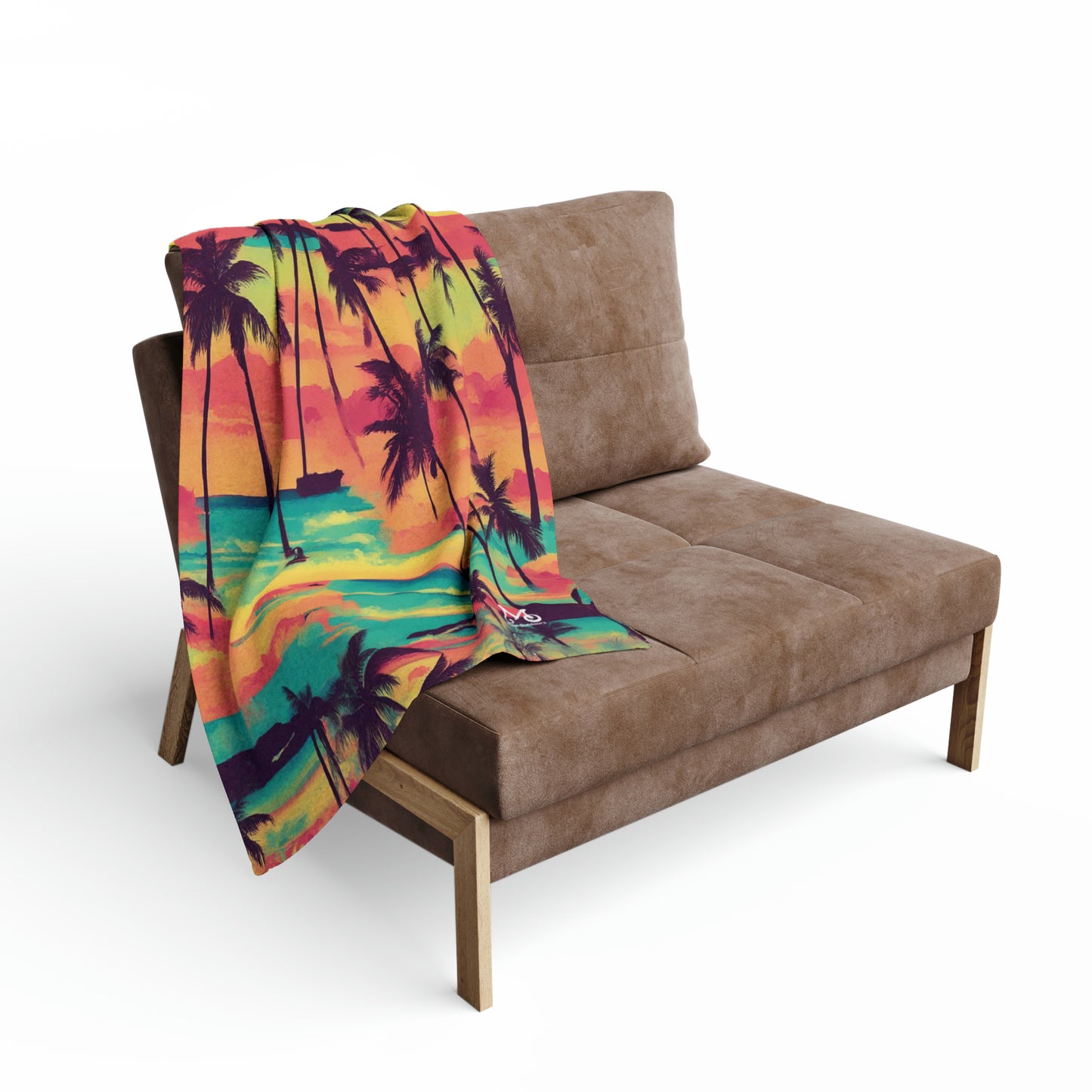 Hawaiian Beach Collage - Fleece Blanket