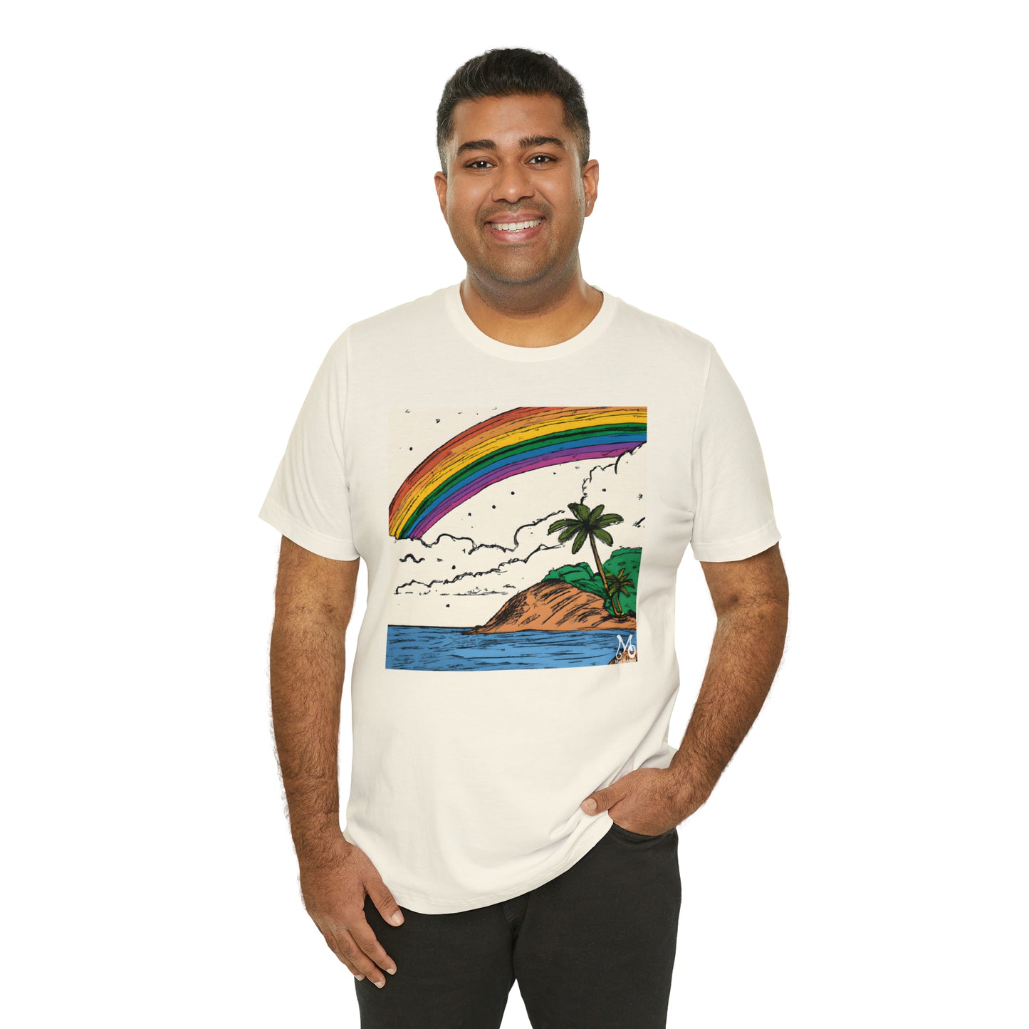 Rainbow Aloha Island - T-shirt