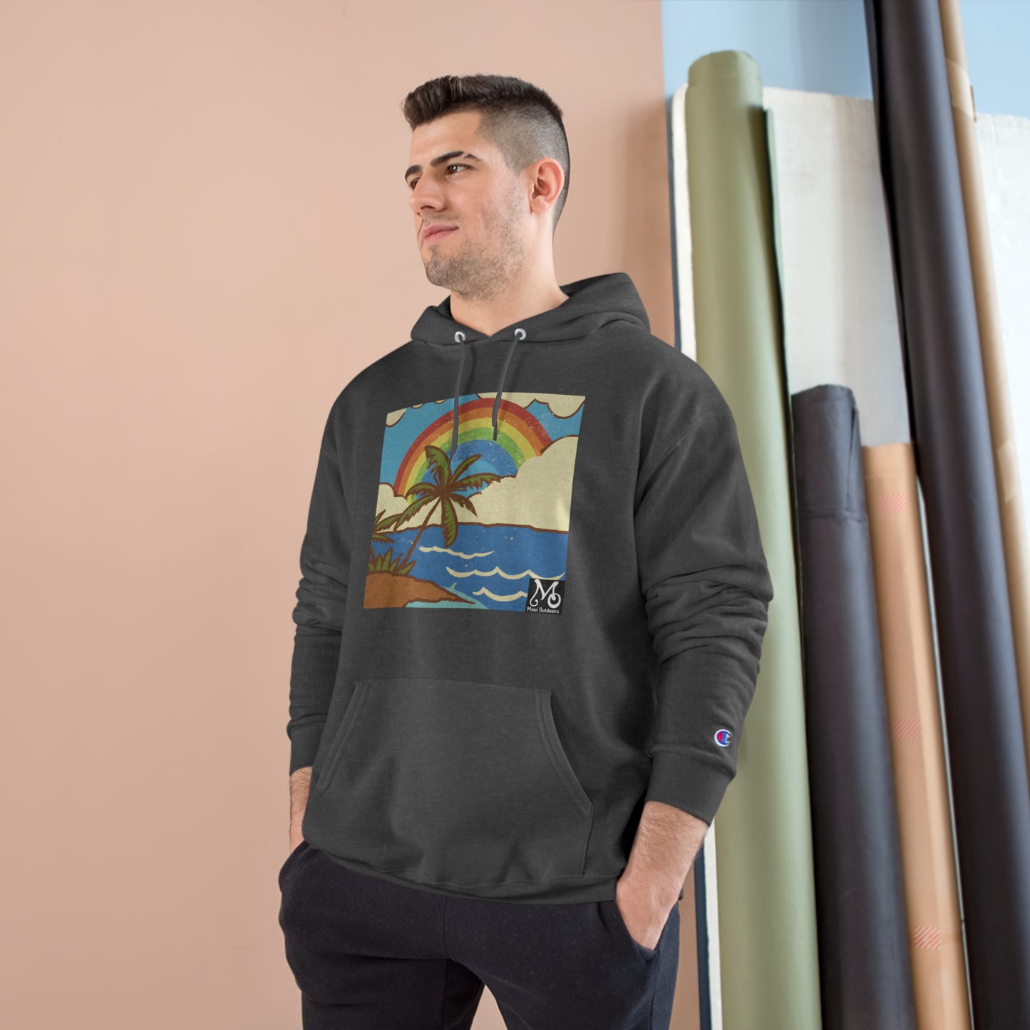 Rainbow Vista Island IV - Champion Hoodie