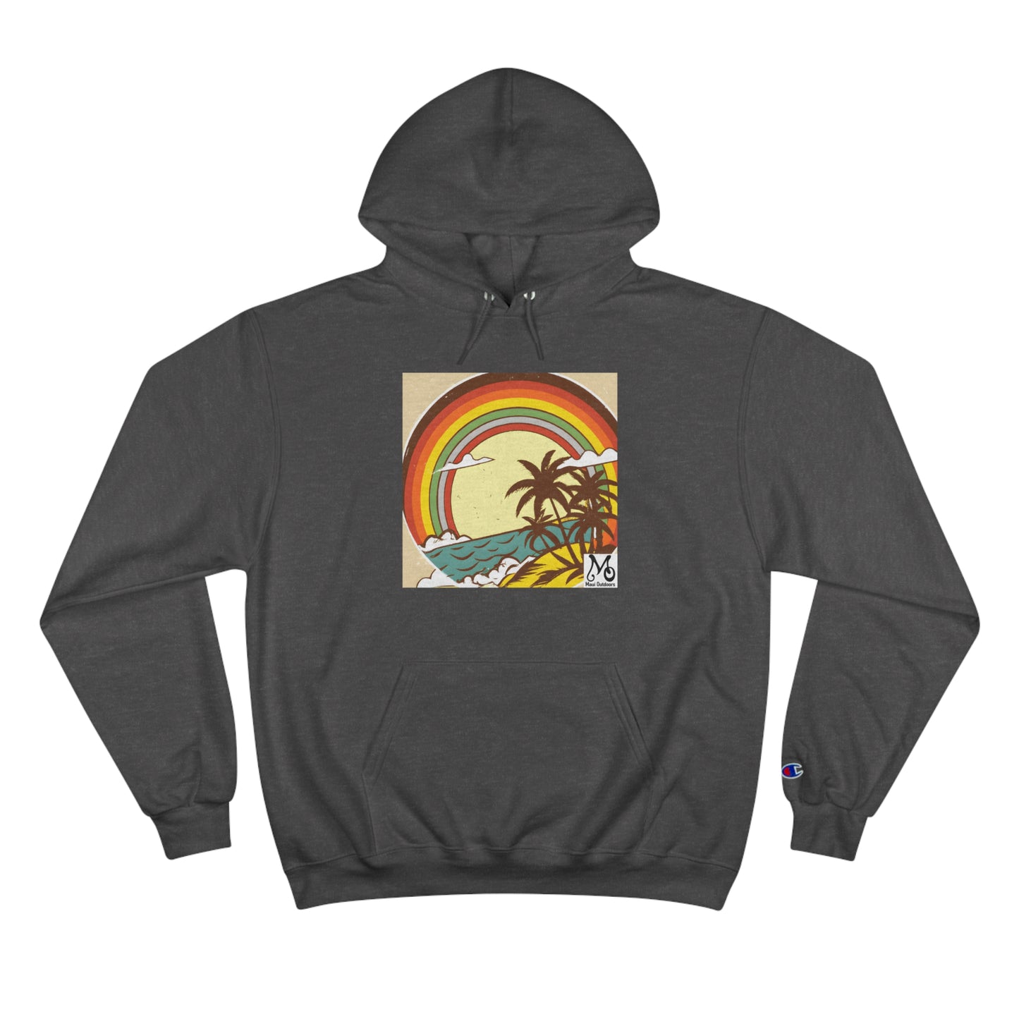 Rainbow Vista Island - Champion Hoodie