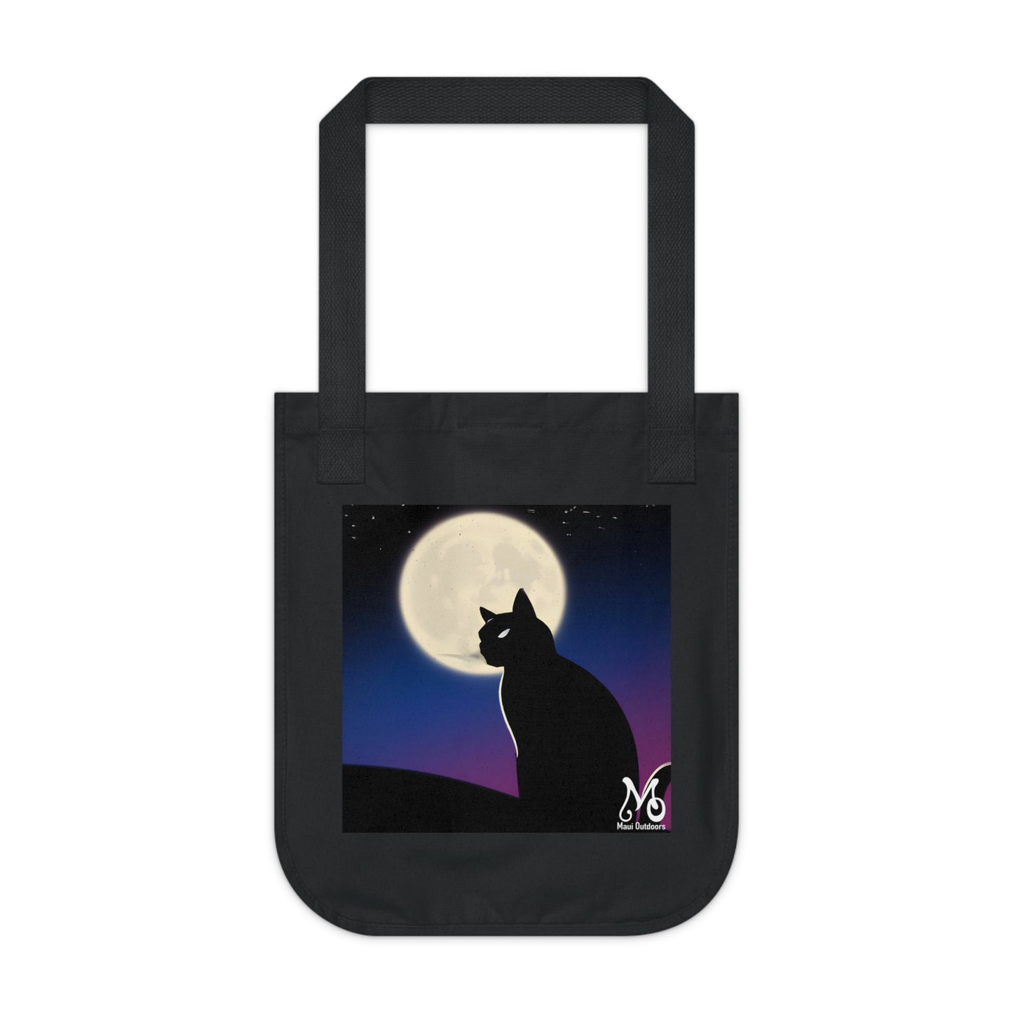 Shadowpaw the Black Cat - Organic Canvas Tote Bag