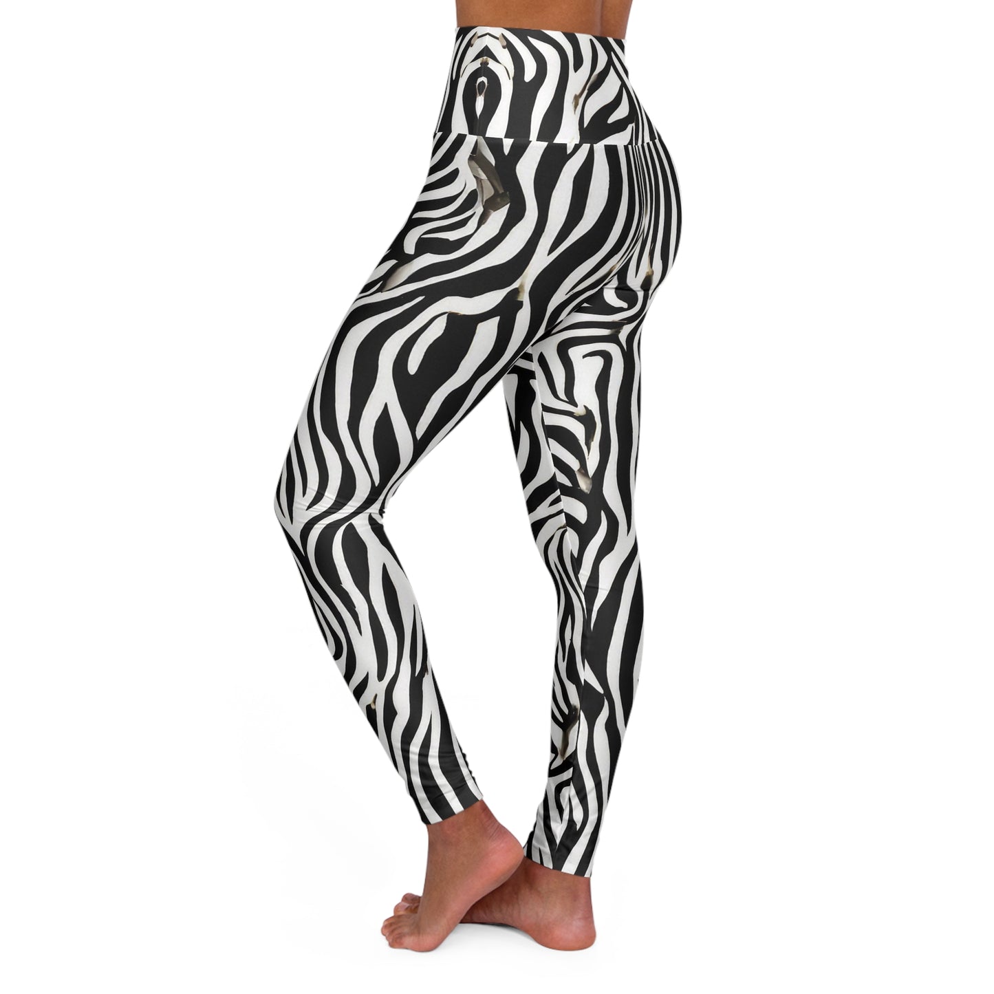 Zebra Print - Yoga Pants