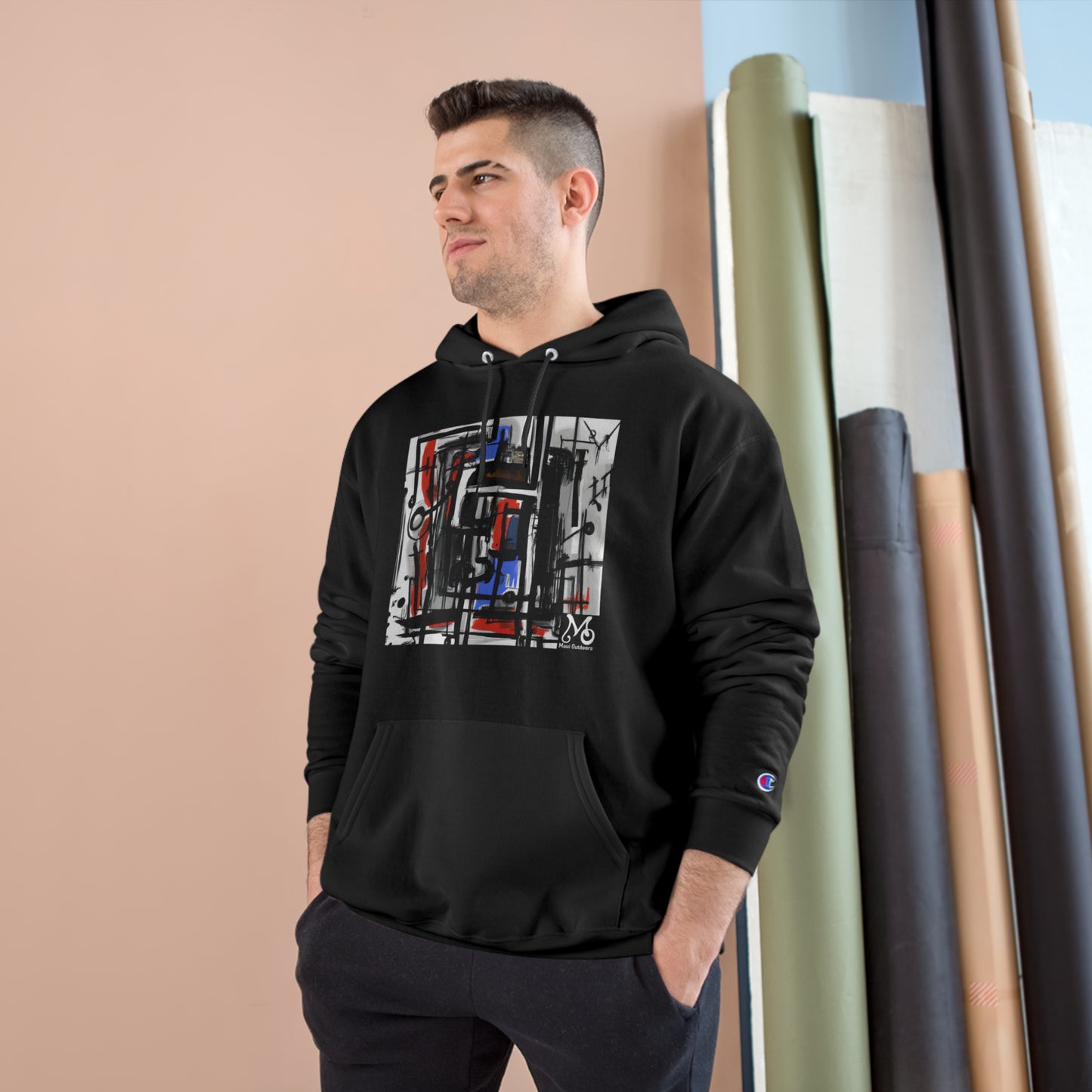 Interlaced Reflections - Champion Hoodie