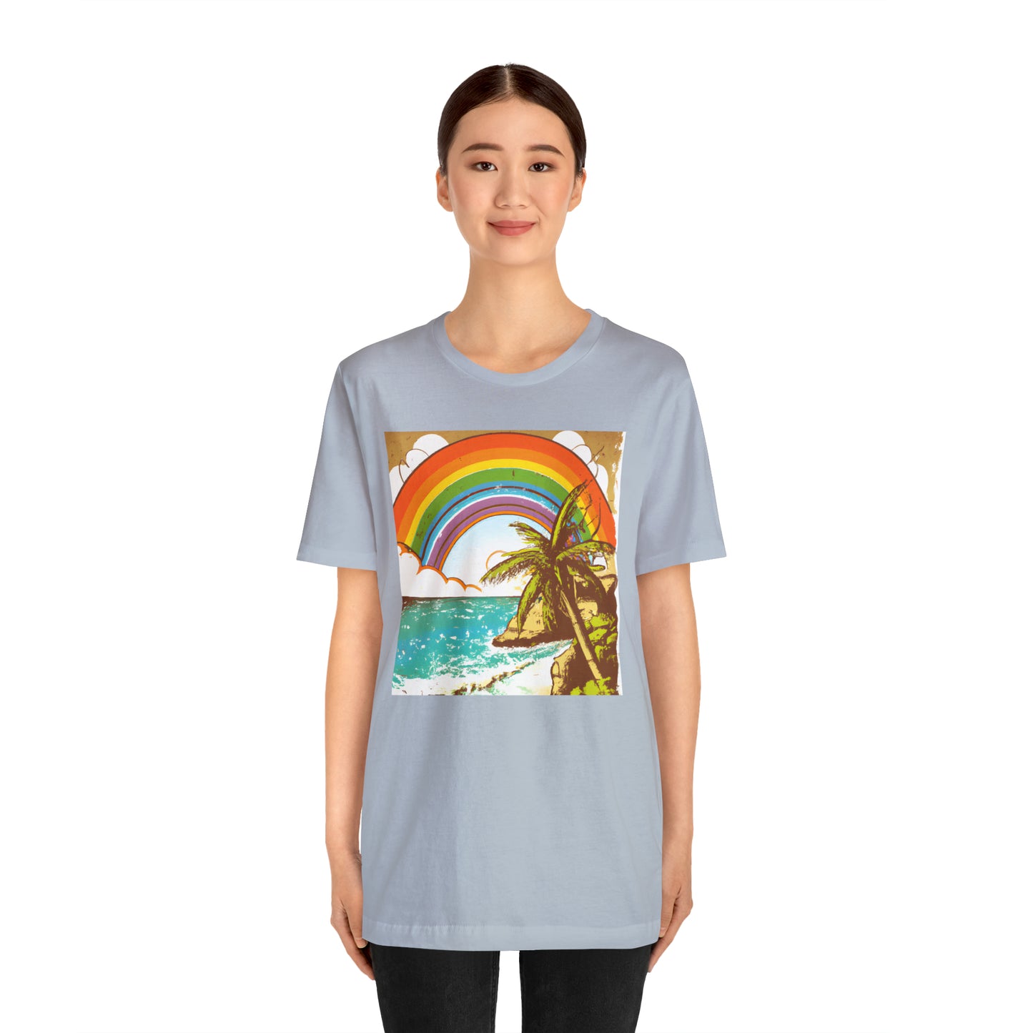 Rainbow Glimmer Island - T-shirt