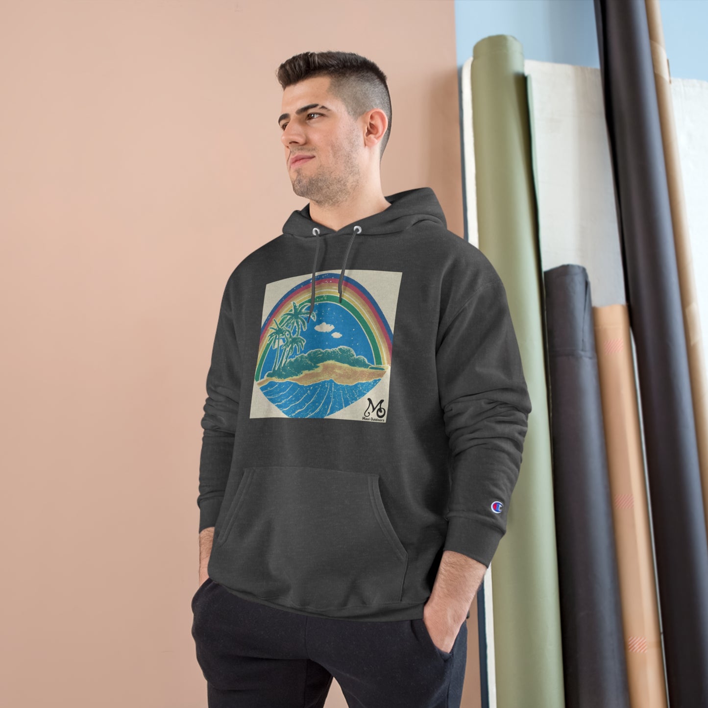 Rainbow Hula - Champion Hoodie