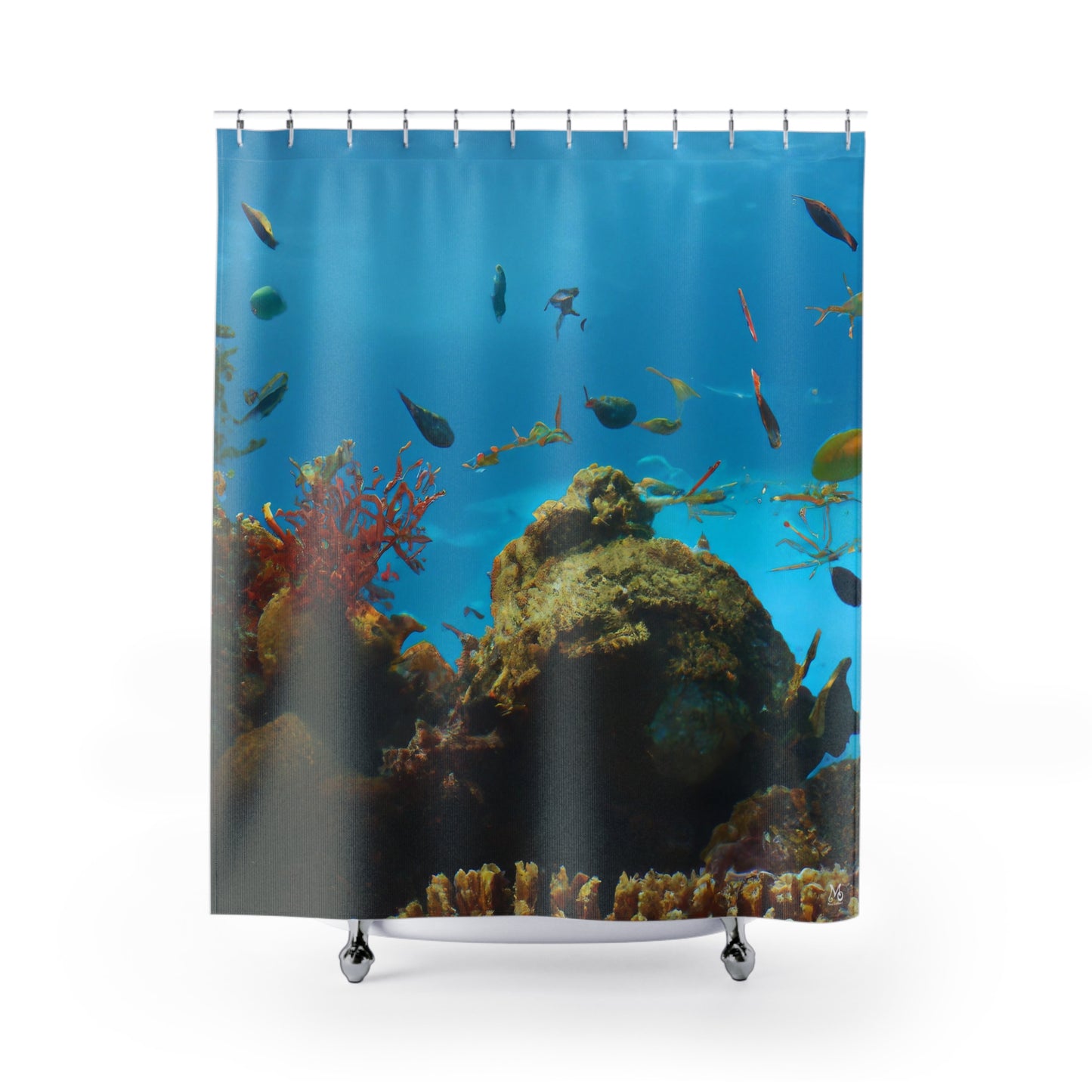 Kualono O Lono Reef - Shower Curtain