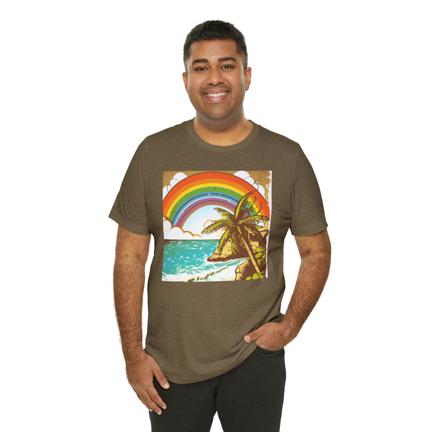 Rainbow Glimmer Island - T-shirt