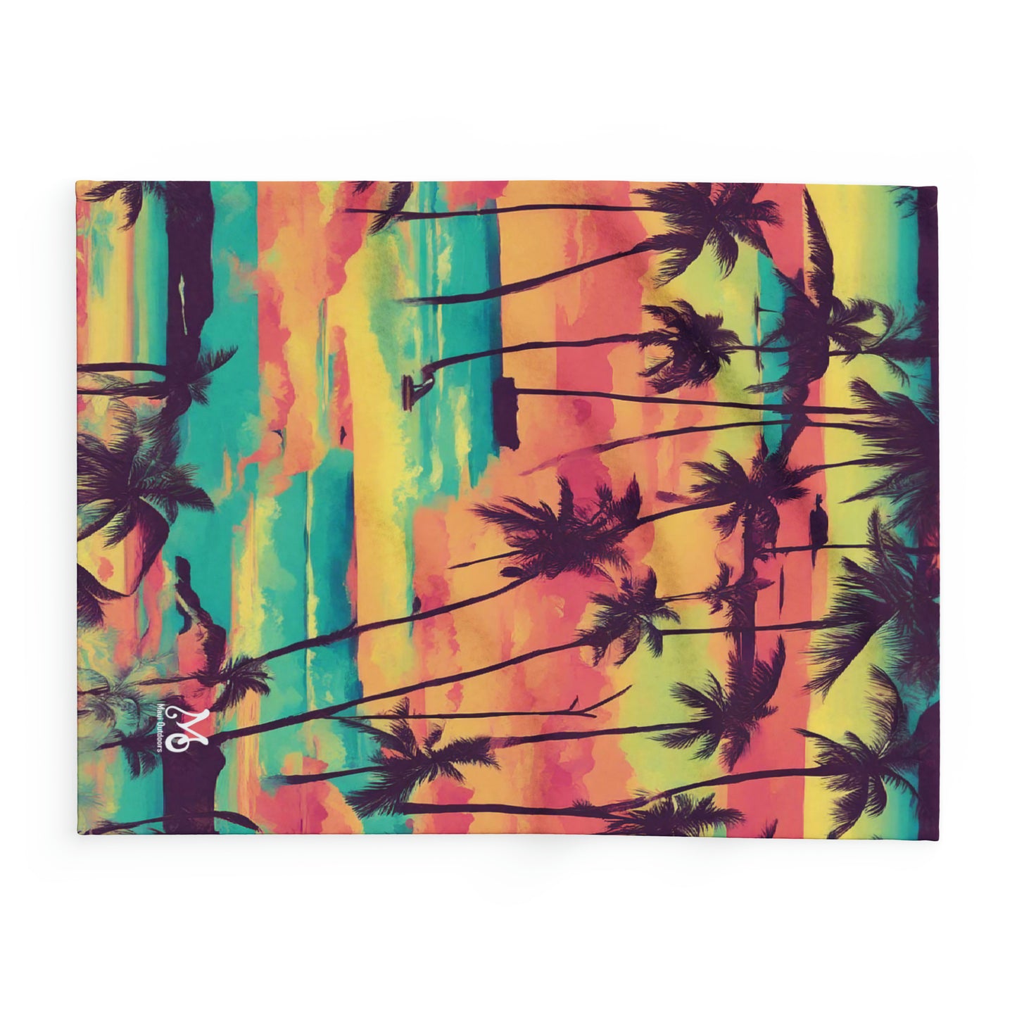 Hawaiian Beach Collage - Fleece Blanket