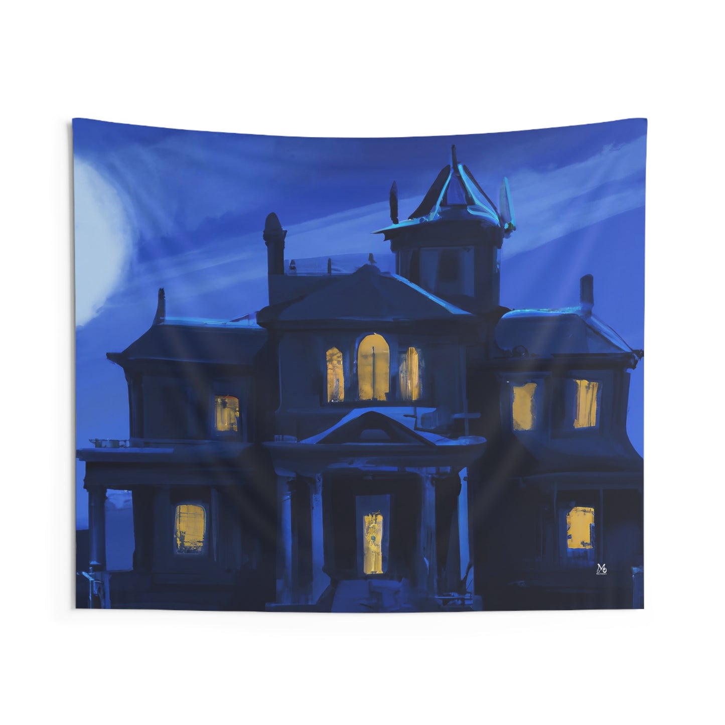 Spectral Manor - Halloween Tapestry