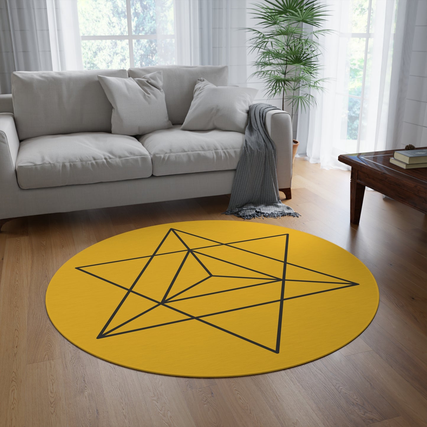 Merkaba II - Round Rug