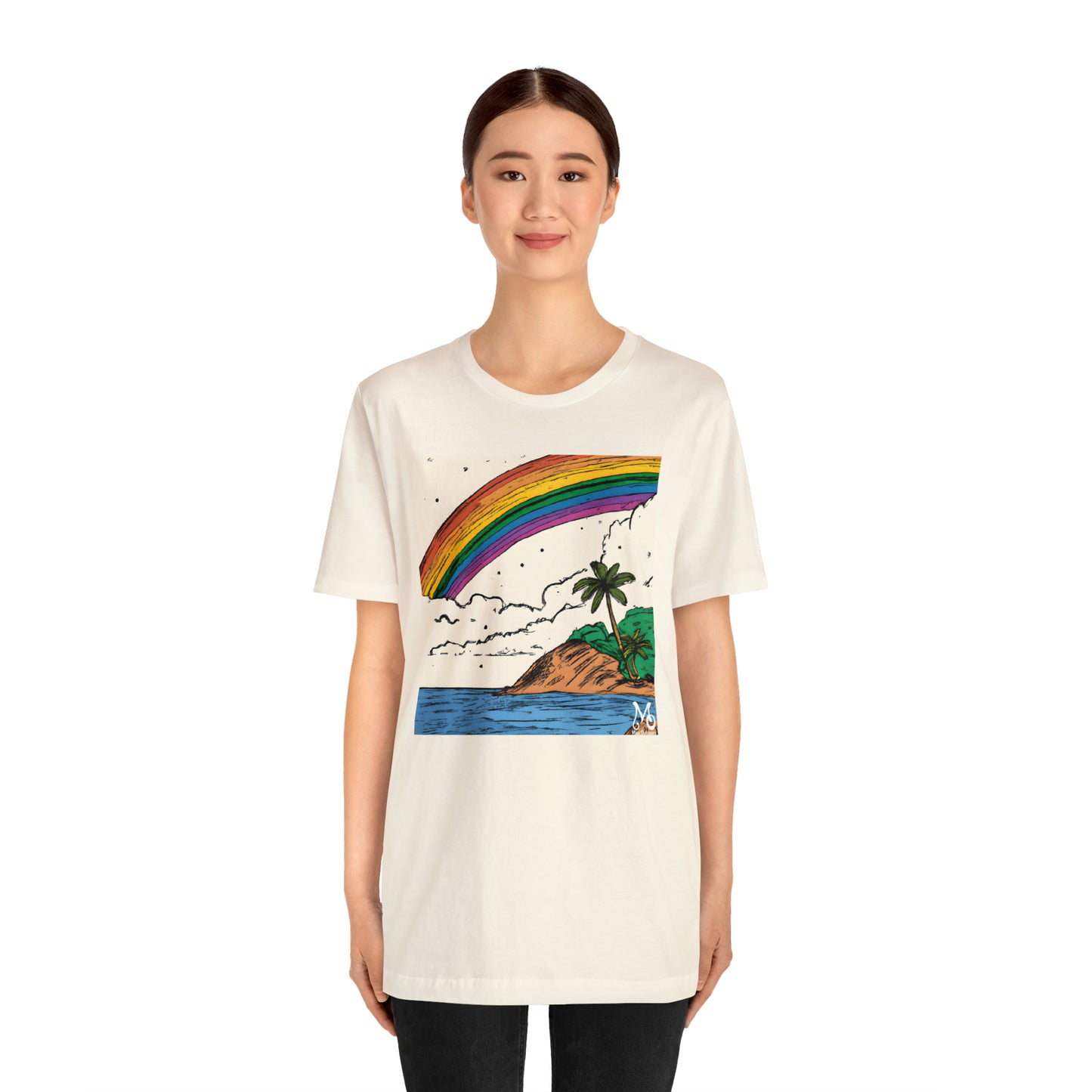 Rainbow Aloha Island - T-shirt