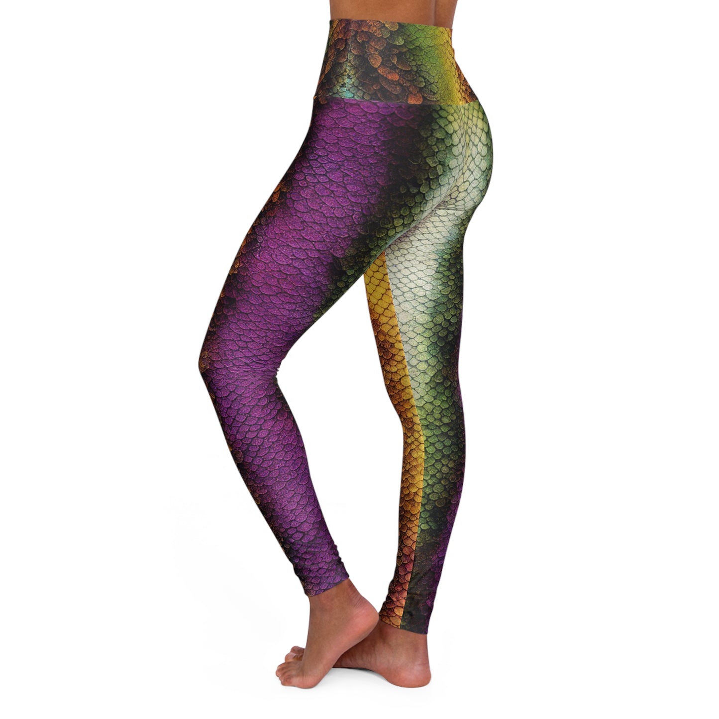 Snake Skin Print - Yoga Pants