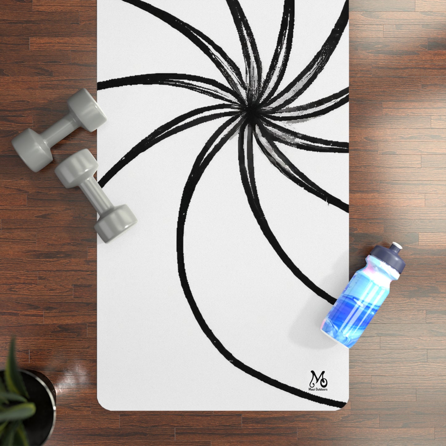 Twisted Spiral Illusion - Yoga Mat