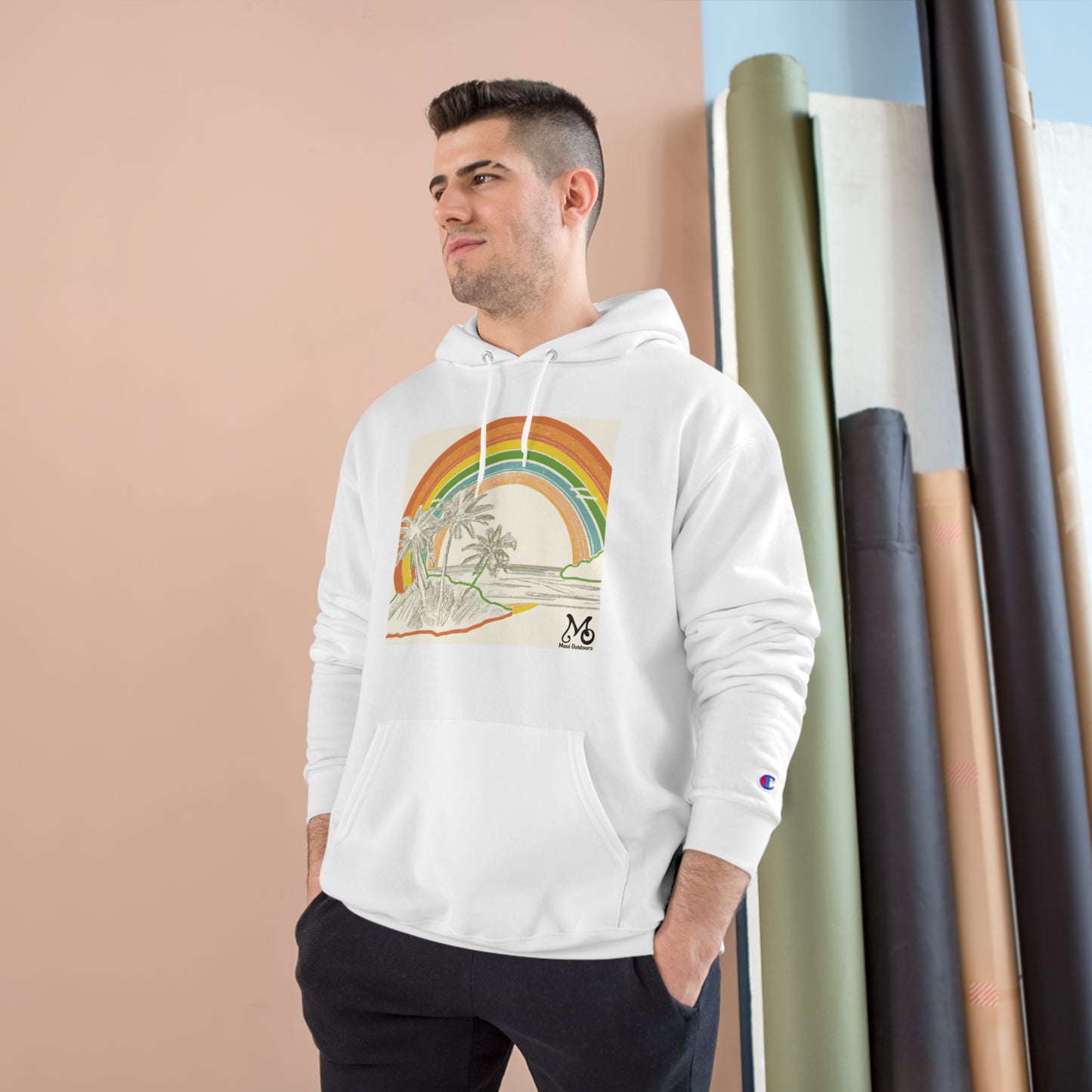 Rainbow Orca - Champion Hoodie