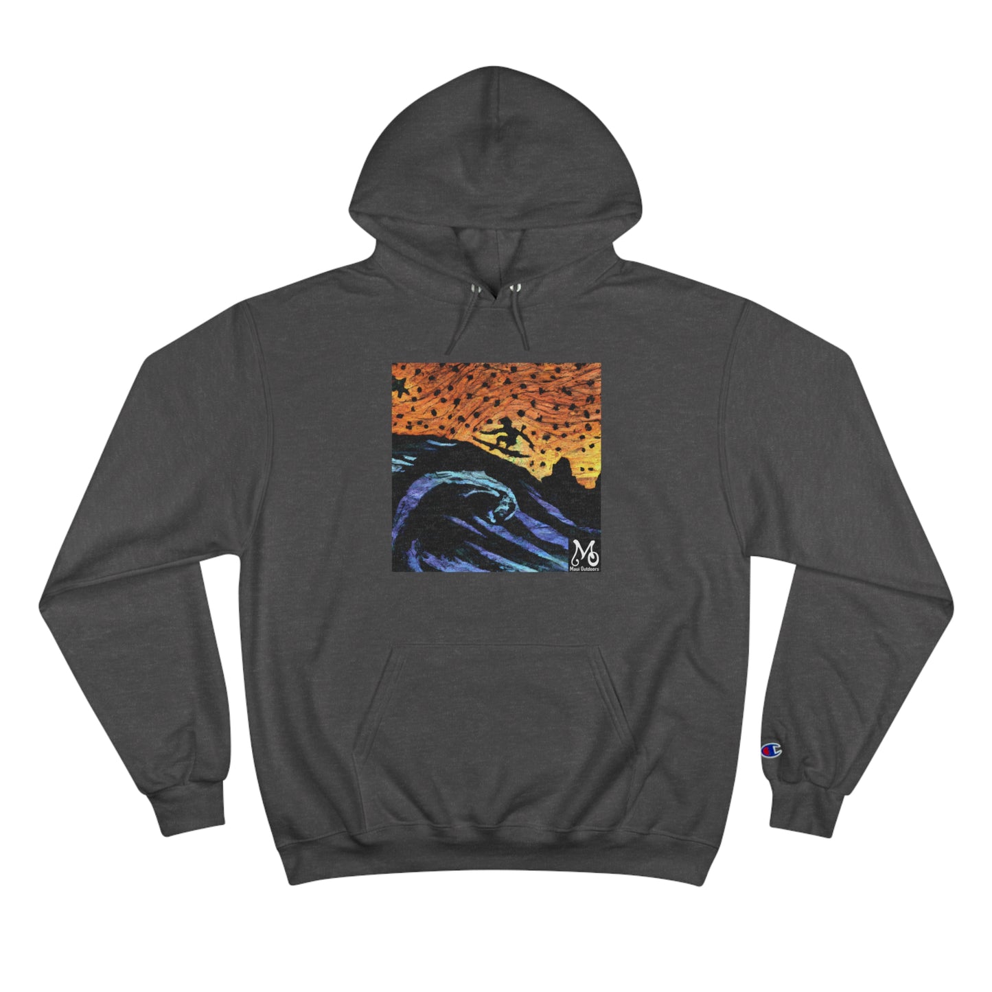 A Surfer's Eternal Flight - Champion Hoodie