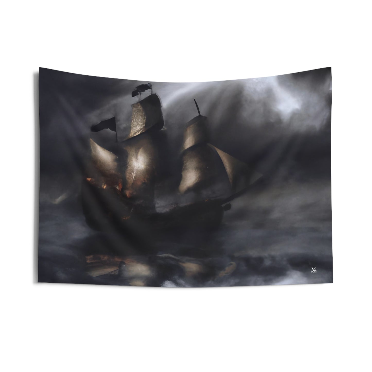 The Ghostly Galleon - Halloween Tapestry