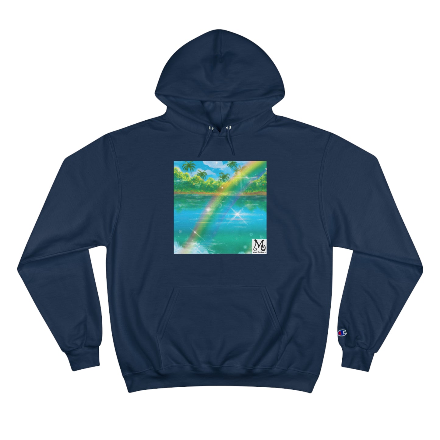 Lush Lagoon Vista - Champion Hoodie