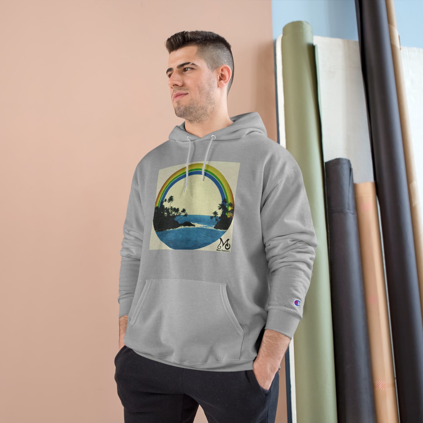 Rainbow Vista Island II - Champion Hoodie