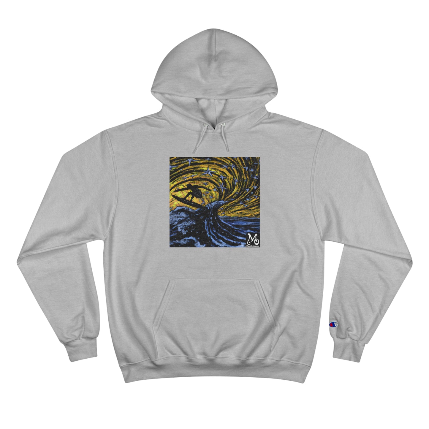 Celestial Surf Ride - Champion Hoodie