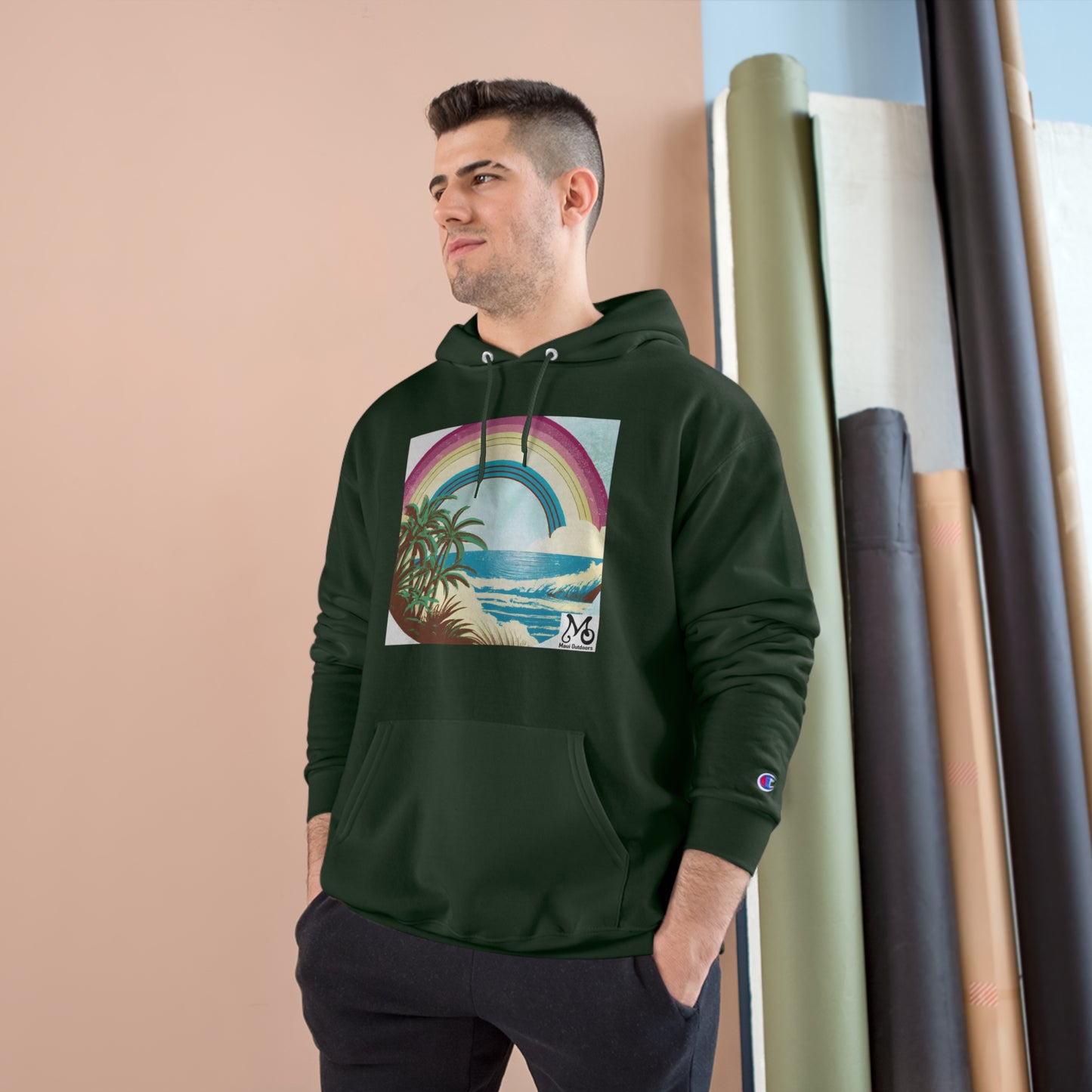 Rainbow Tahiti - Champion Hoodie